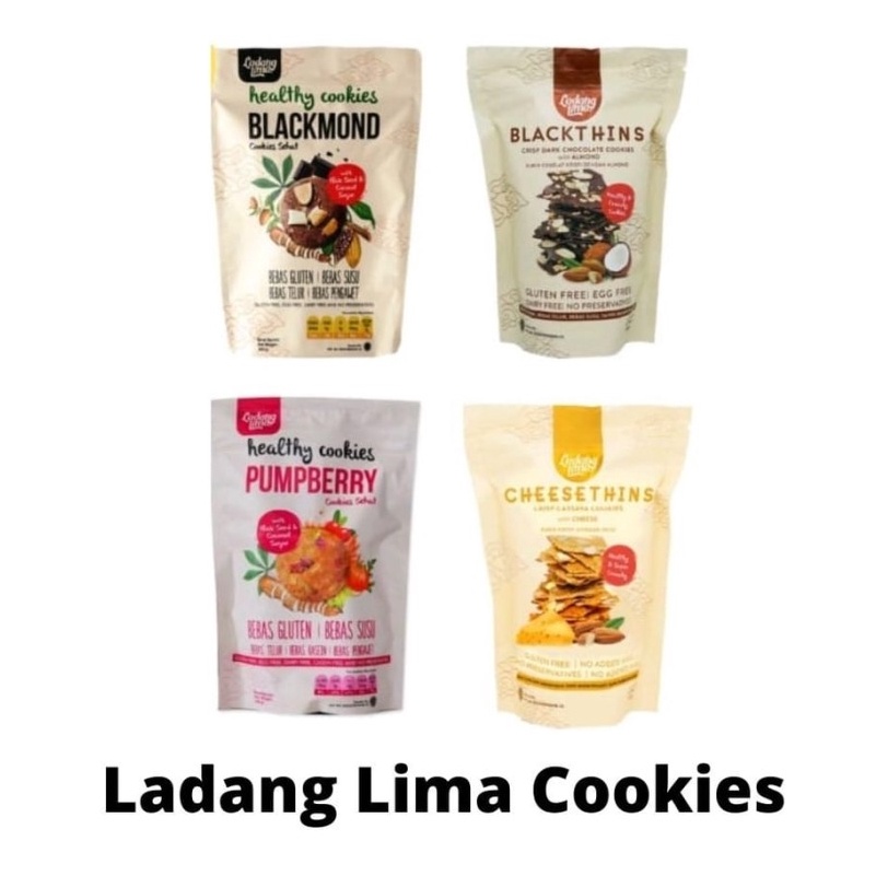 

modelTipe JVU319 Blackmond/ Blackthins/ Cheesethins/ Pumpberry Cookies Ladang Lima Gluten Free Snack Sehat
