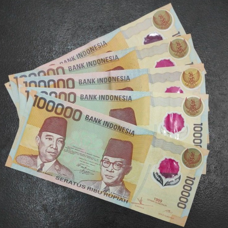 Kualitas Terbaik idW2i2H UANG POLYMER INDO 100000 IDR TAHUN 1999