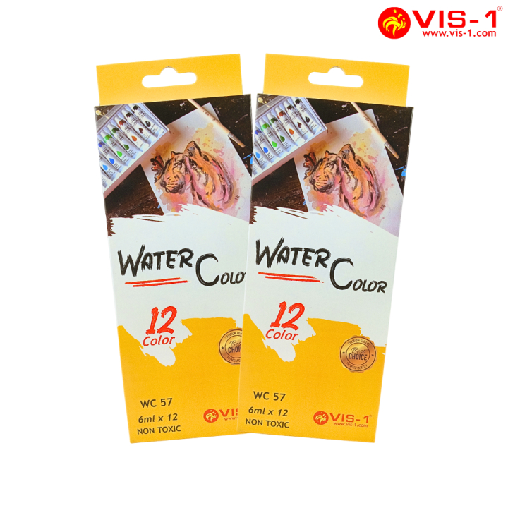 

VIS -1 - WATER COLOUR / CAT AIR WC57 6ML ISI 12 WARNA