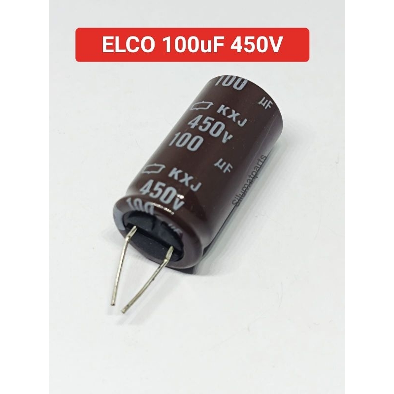 Elco 100uf 450v / Elko 450v 100uf / Capasitor 100uf 450v