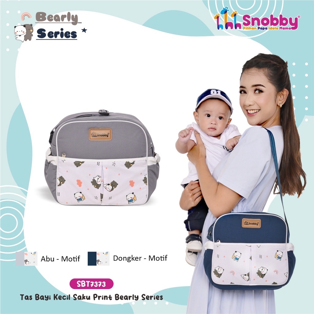 SNOBBY BABY / MOM'S BABY / DIALOGUE Tas Bayi Multifungsi Diaper Bag Tas Bayi Premium Ransel