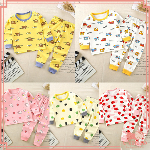 UNIKID SETELAN ANAK / PIYAMA ANAK 0-5 TAHUN / PIYAMA BAYI / BAJU TIDUR ANAK KATUN