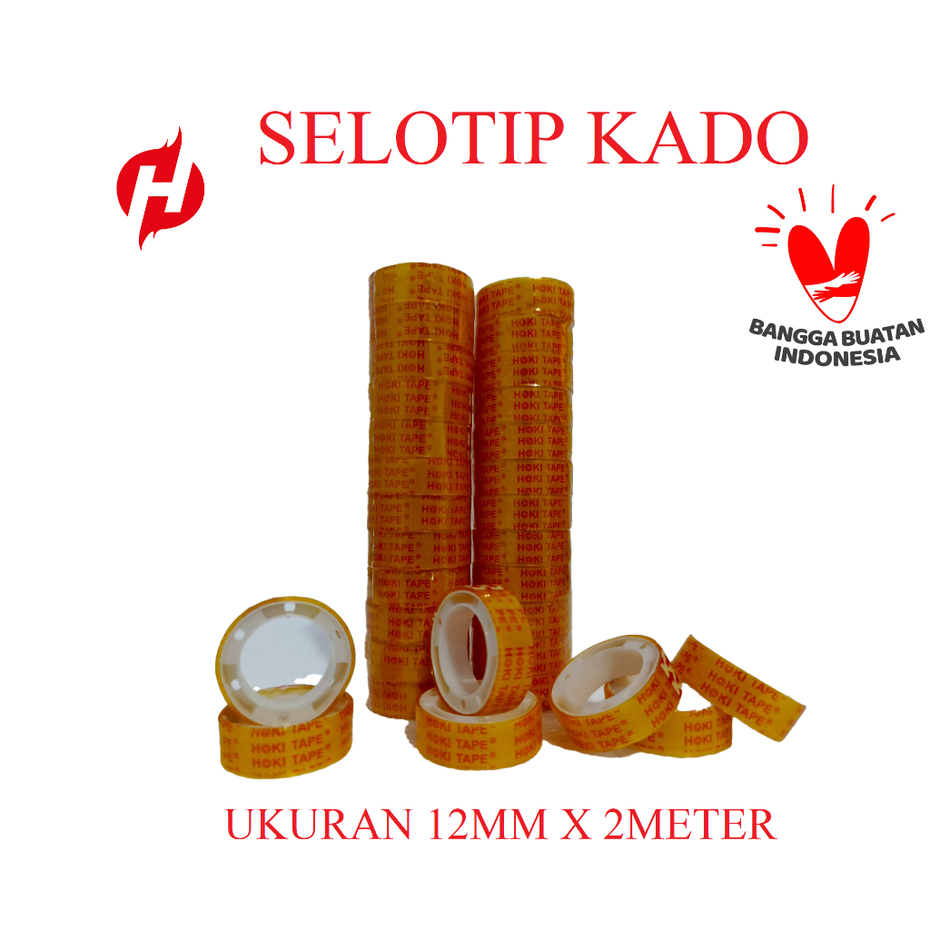 

ATK Stationery hoki tape 12mm x 4,5m per slop________ 002