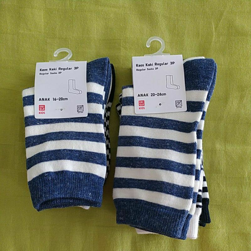 kaos kaki anak laki-laki uniqlo