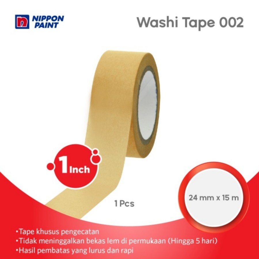 

Nippon Washi Tape Lakban Kertas Masking Tape 1