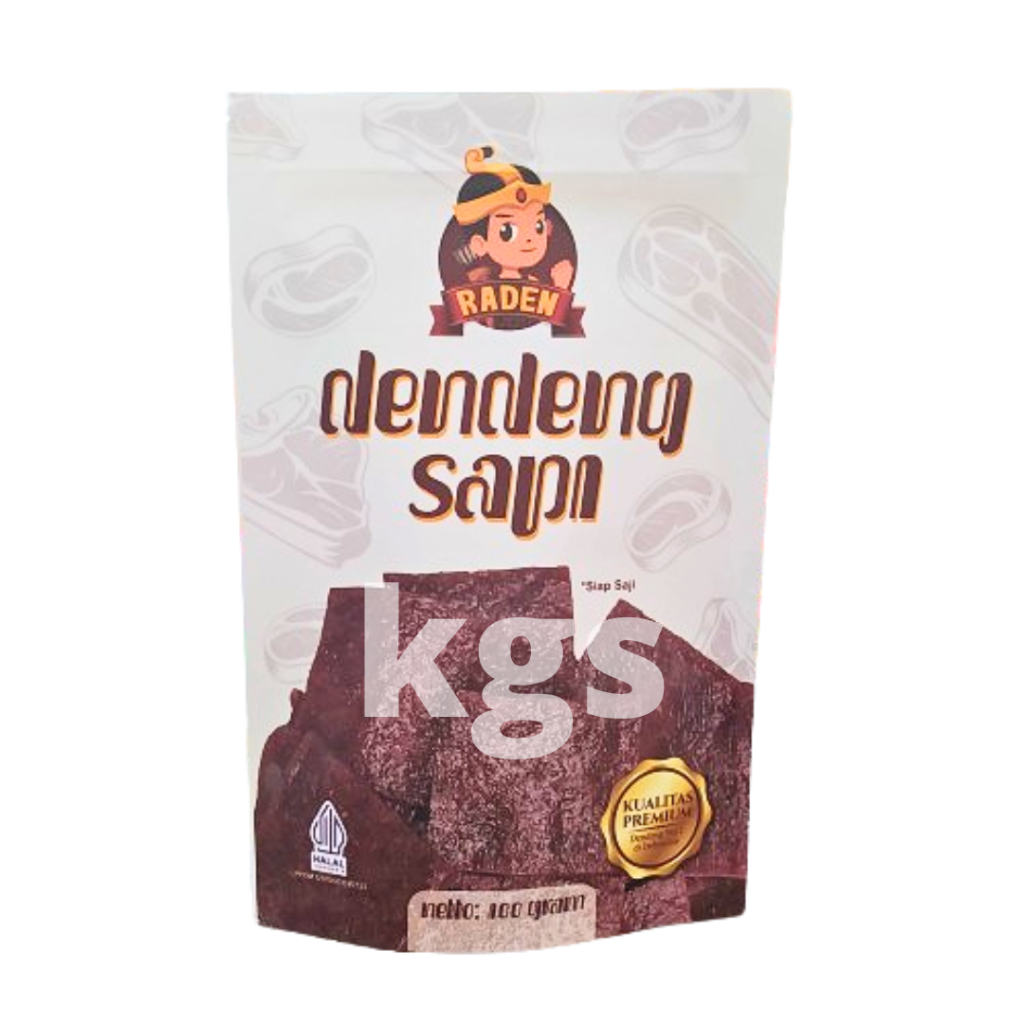 

Dendeng Sapi Asli Premium Merk Raden Khas Solo 100 Gram