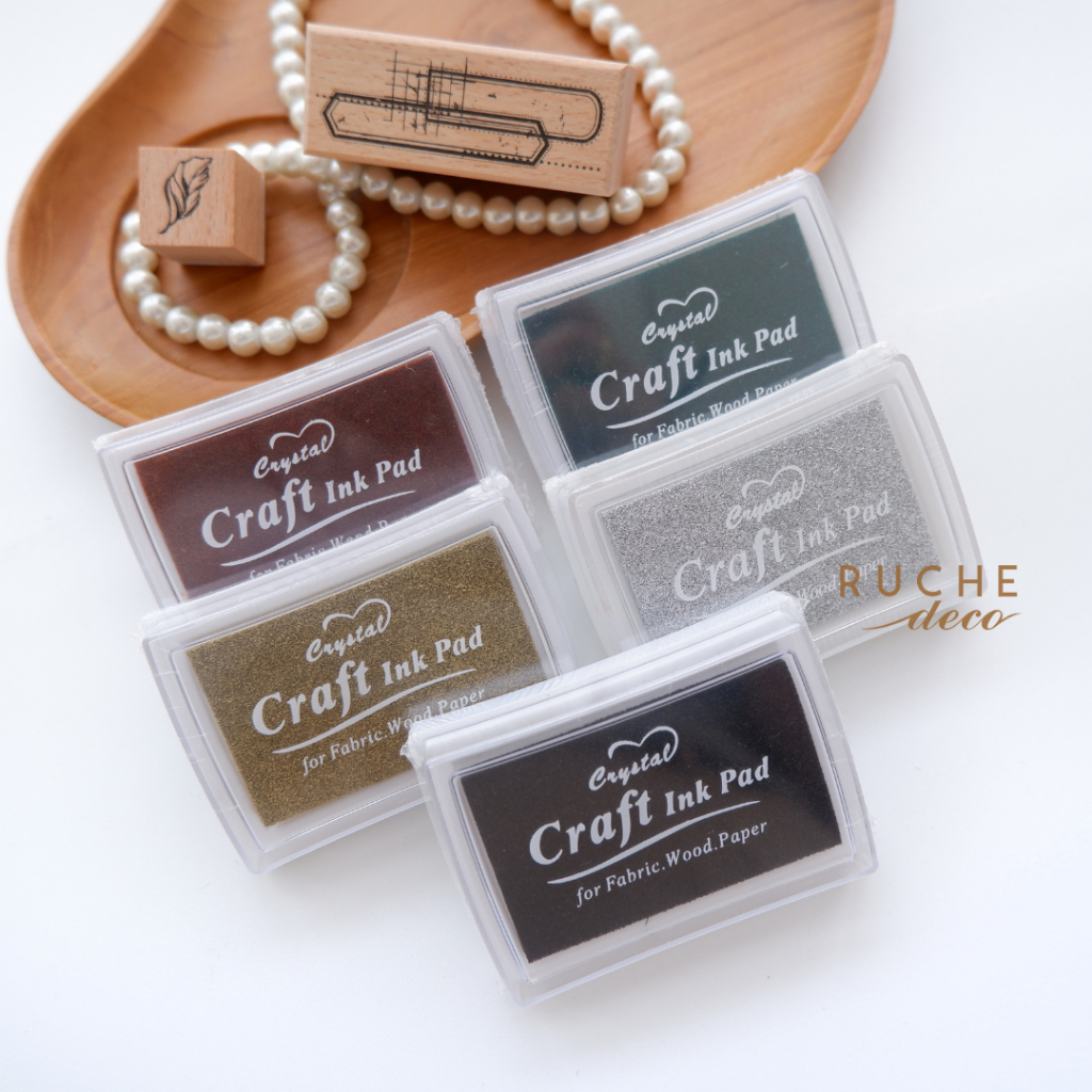 

RUCHE DECO - INK PAD STAMP INK PAD TINTA STEMPEL BAK CAP JOURNAL SCRAPBOOK DIY
