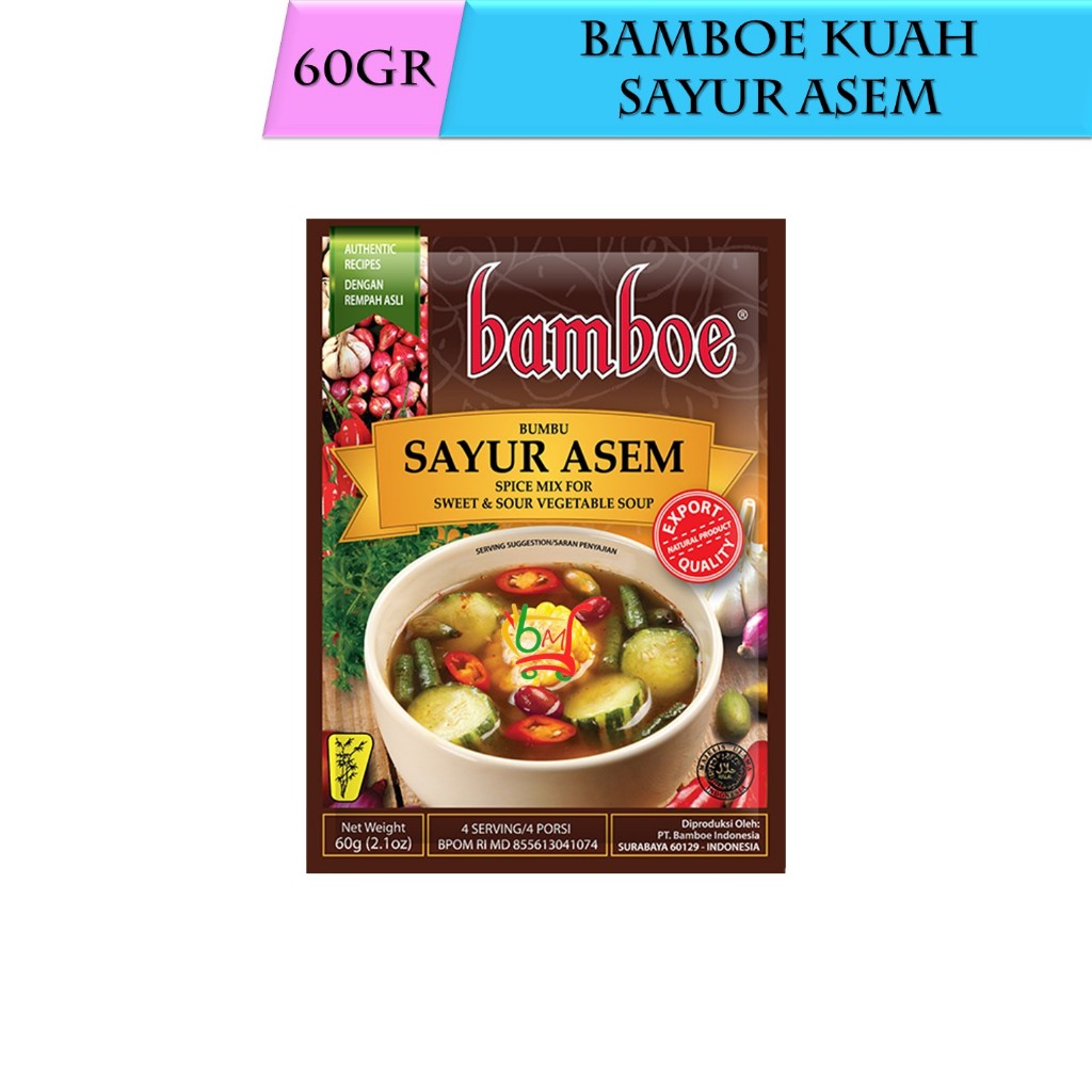 

Bamboe Sayur Asem Bumbu Masak Instan Khas Indonesia