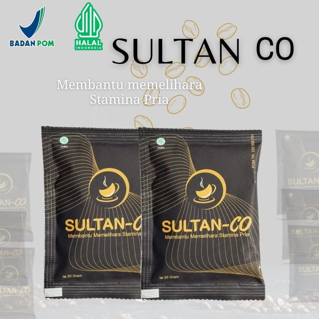 

2 Sachet Kopi Herbal Sultan-co Coffee Untuk Menjaga Vitalitas Pria