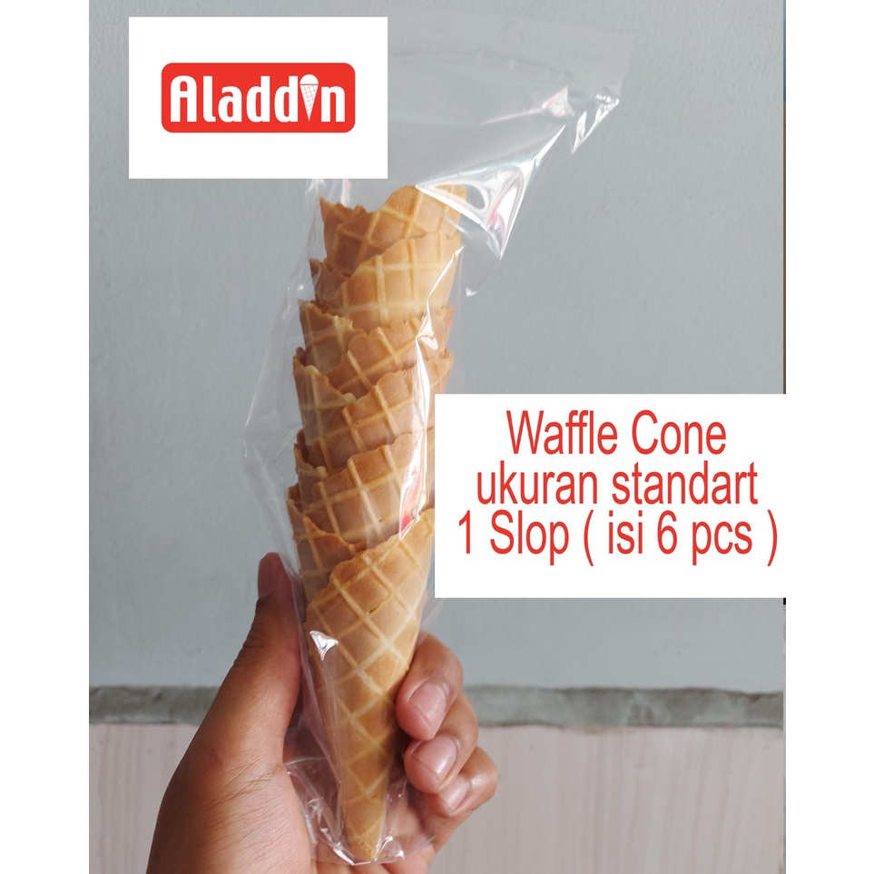 

SQSF6426 8.8 Waffle Cone Ice Cream ukuran standar 1 pack ( isi 6 )