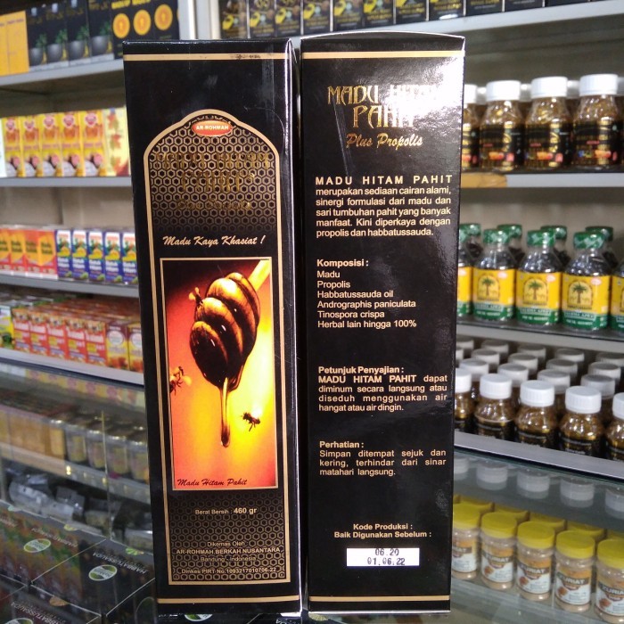 

Madu Hitam Pahit Ar Rohmah 470gr