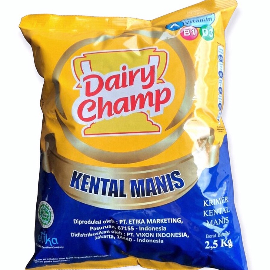 

GJNM1402 5.5 COD Dairy Champ Susu Kental Manis 2,5kg