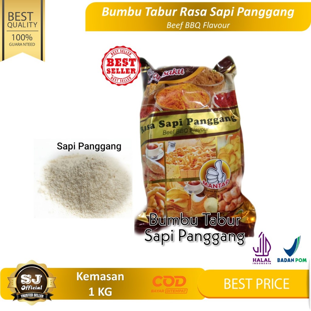 

Bumbu Tabur CITARASAKU (1 KG) Rasa SAPI PANGGANG - HALAL & BPOM