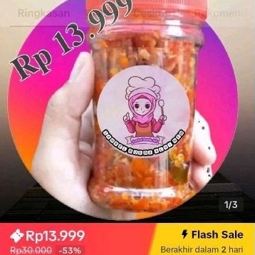 

[♢X4@] PROMO SAMPAI BESOK (sambal bunda Alfi 150 gram) [24]