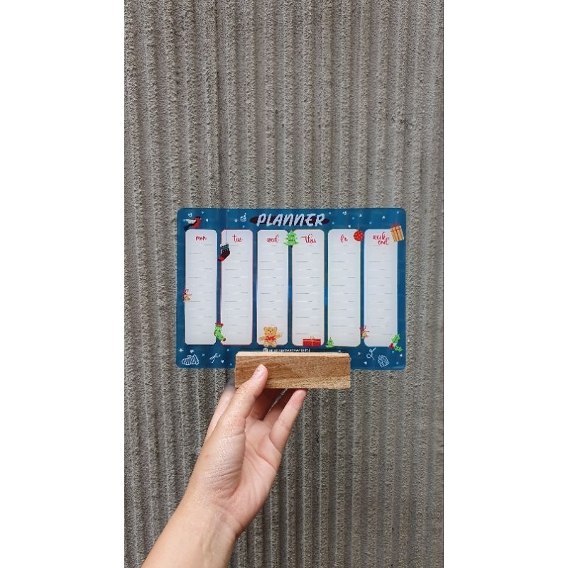 

Parcel Planner Akrilik Custom With Standwood