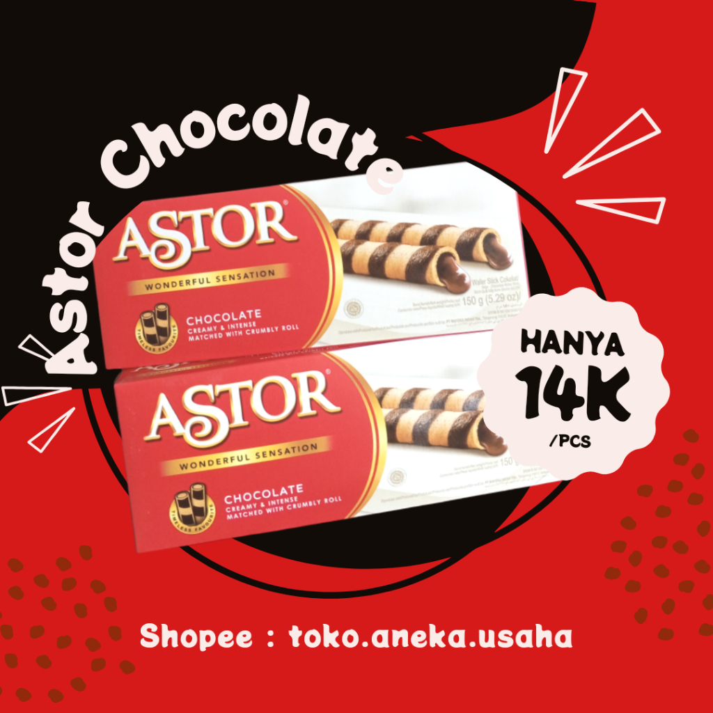 

Astor Wafer Stick Coklat Box 150g