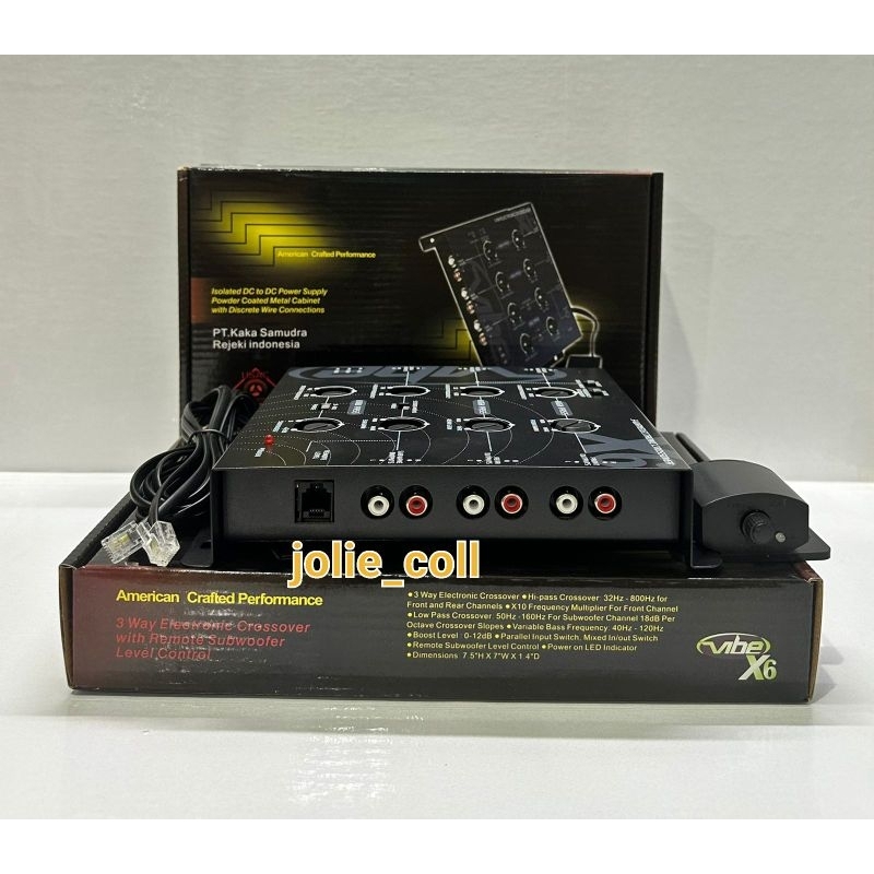 Crosover aktif Lanzar vibe x6