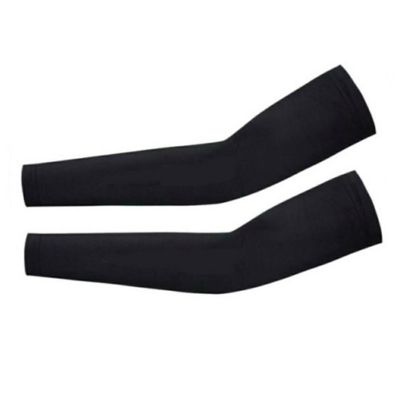 Manset Tangan Olahraga Pria Wanita / Manset Lengan Panjang Hitam