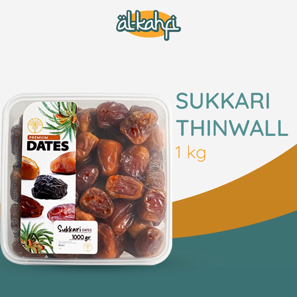 

[✯S9/] Kurma Sukari 1 Kg Thinwall Kurma Raja Premium Original [40]