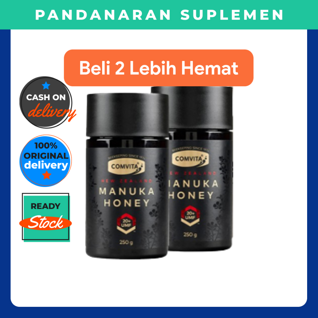 

BELI 1 GRATIS 1 Madu Comvita Manuka Honey UMF 20+ 250g - Murni Alami Asli