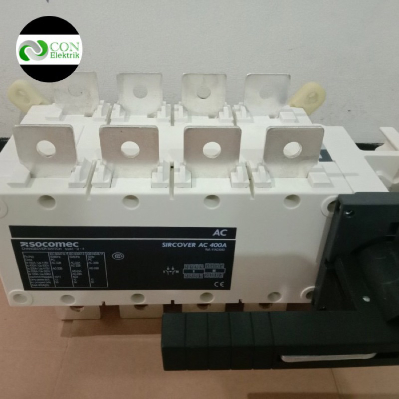 COS SOCOMEC 4P 400A MANUAL CHANGE OVER SWITCH ORIGINAL SOCOMEC