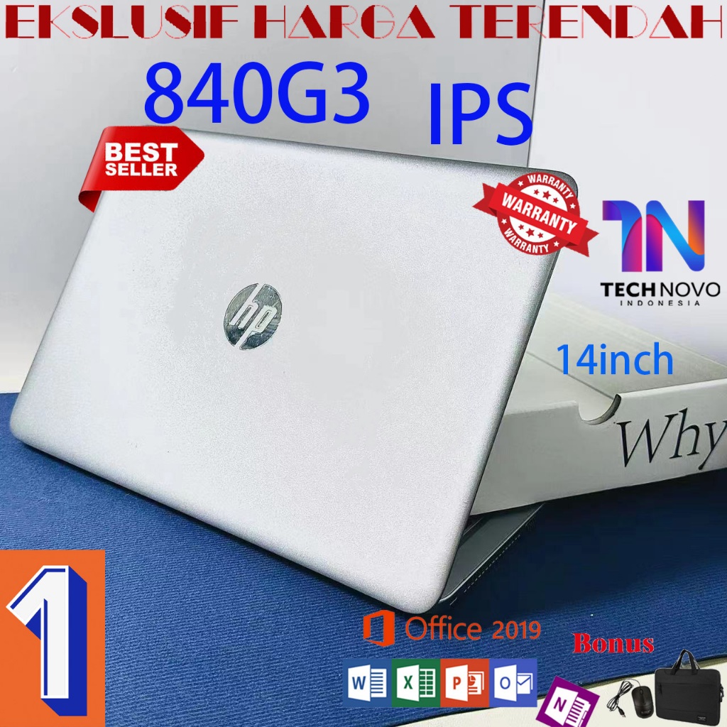 HP ELITEBOOK Second Laptop 14inch  840 G3 840 G4 Core I5 I7 RAM 8/16G SSD 256/512 GB Bekas Peningkatan baru laptop original berkualitas Mulus Bekas IPS， US Keyboard，backlight