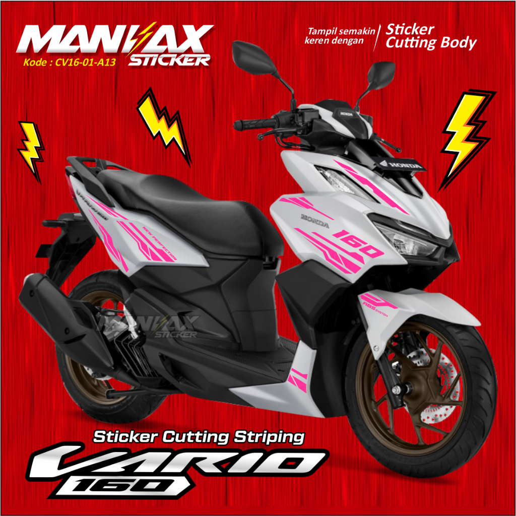 Cutting Sticker Vario 160 - Stiker Cutting ALL NEW VARIO 160 2022 - Sticker Vario 160