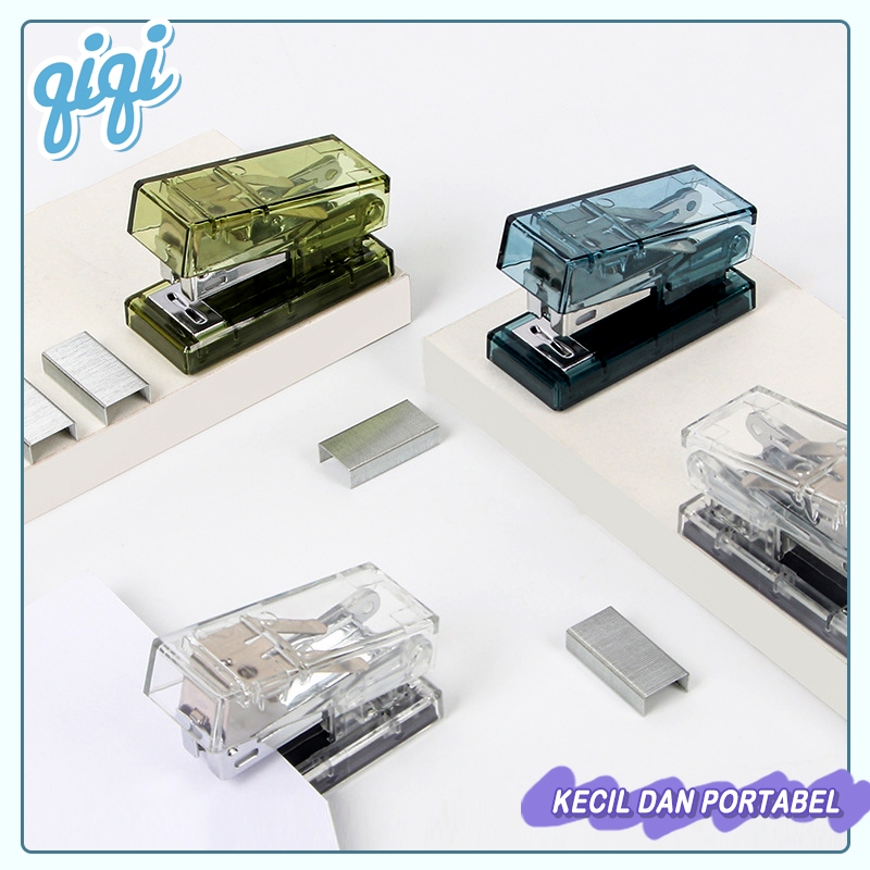 

Stapler/Mesin pemesanan buku mini/Kecil dan portabel/Peralatan Siswa/Peralatan Kantor - Qiqi Treasure