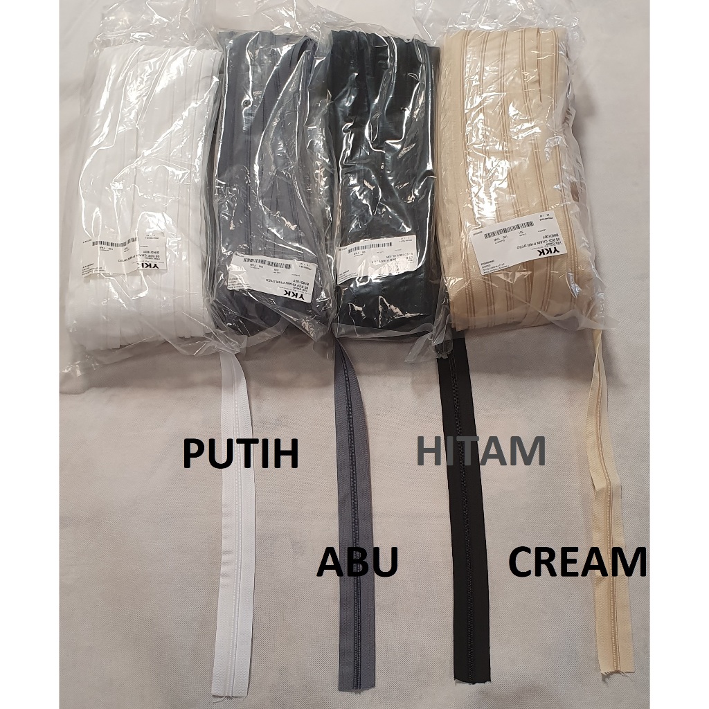 Resleting YKK Zipper no.5 - Meteran dan Grosir
