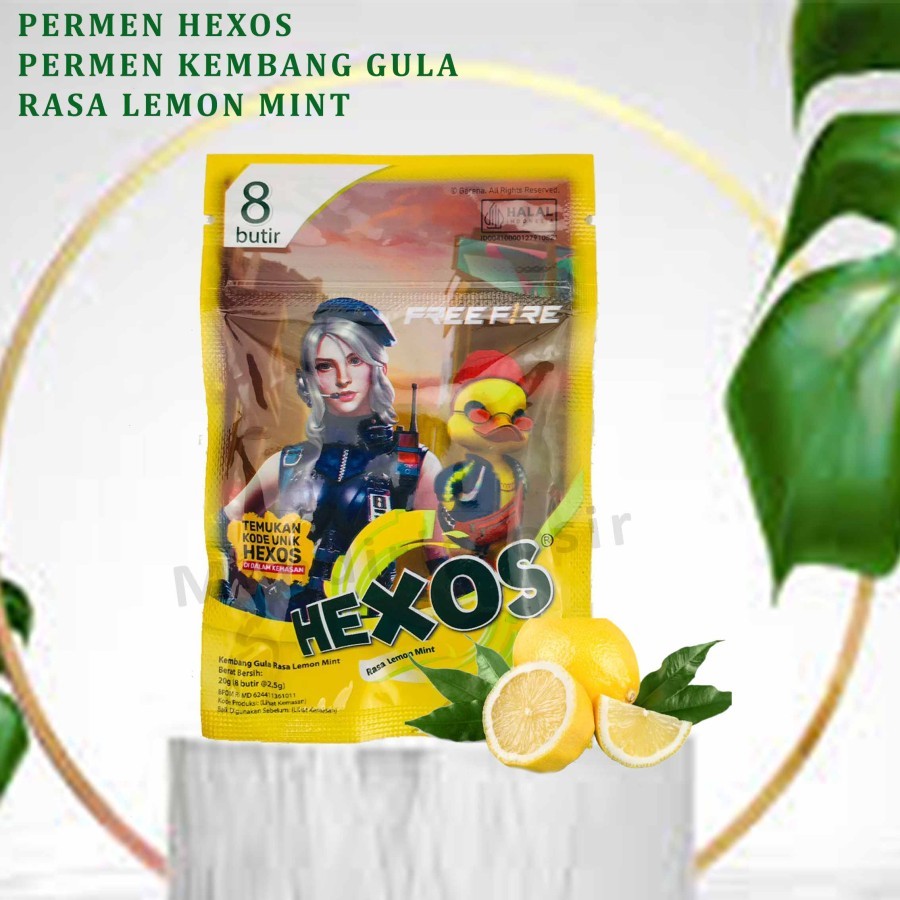 

Permen Kembang Gula * Permen Hexos * Rasa Lemon Mint * 20gr