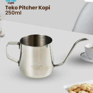 One Two Cups Teko Pitcher Kopi Creamer Susu Cair Leher Angsa / Gooseneck Pour Over Drip Kettle Stain