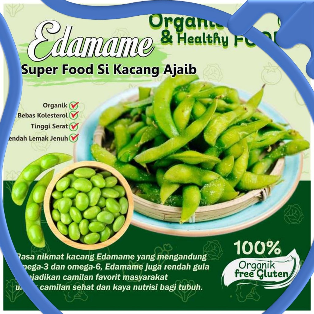 

Kacang edamame segar 1kg, kacang edamame