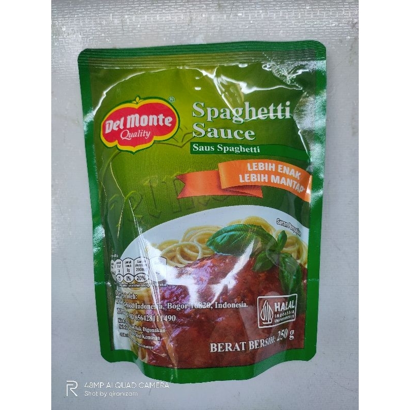 

Delmonte saos spaghetti 250gram