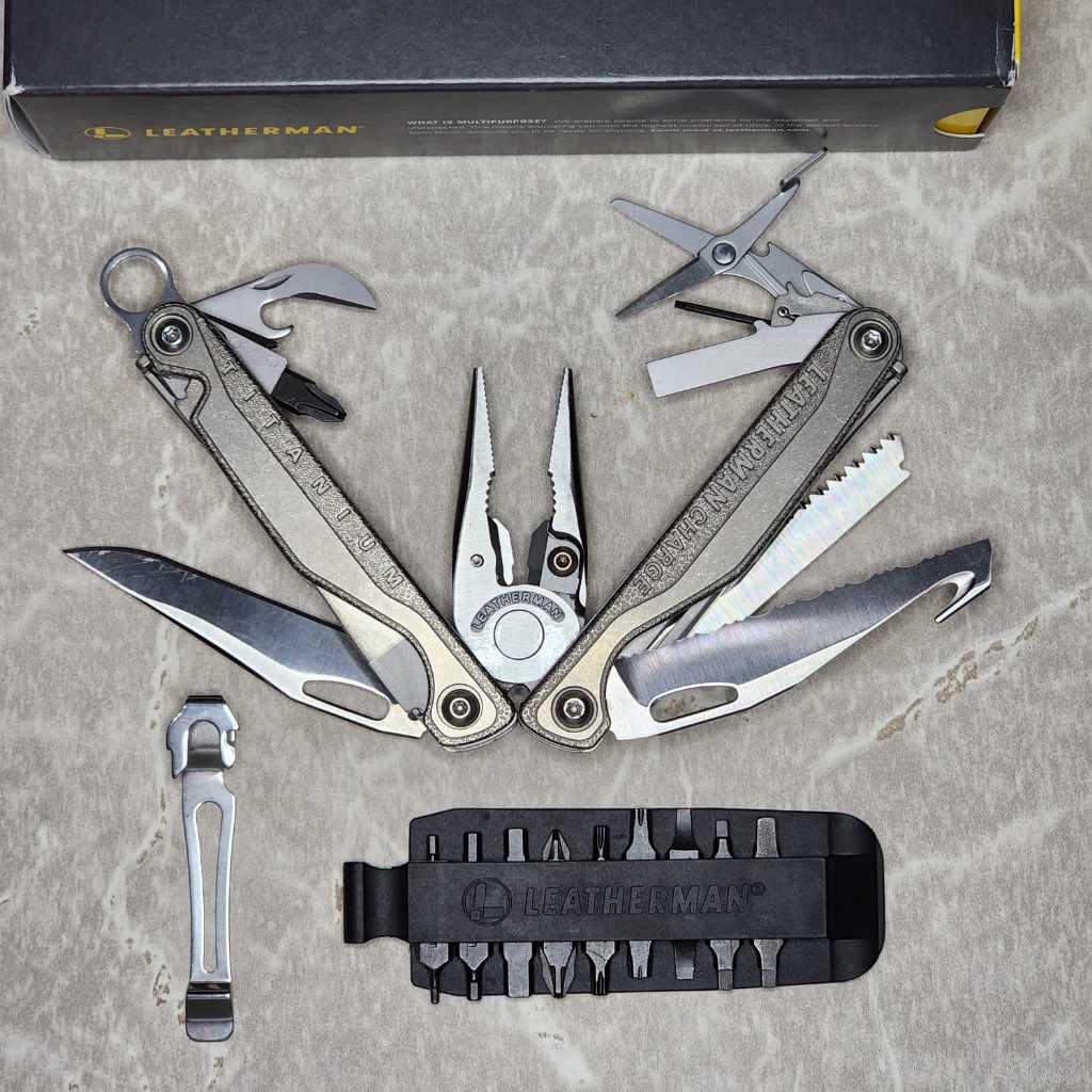 Original Leatherman Charge+ Plus TTi 19 in 1 Titanium Multi Tools