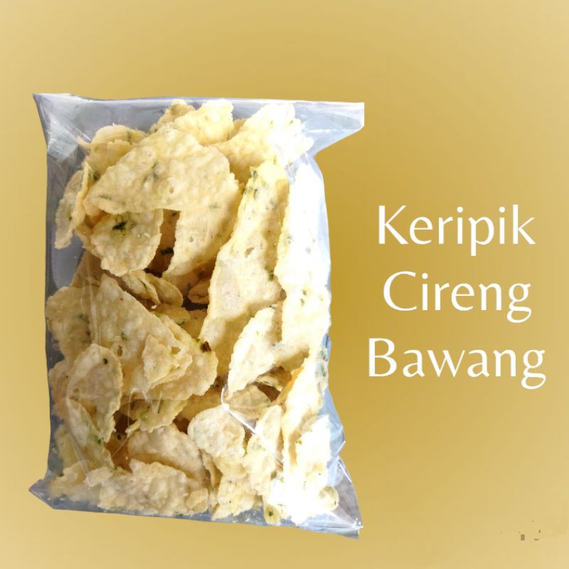 

KERIPIK CIRENG BAWANG | PleasanTasty - Aneka Snack Makanan Ringan Keripik Kerupuk Kue Biskuit Roti Cemilan Camilan Asin Manis Gurih Pedas Enak Lezat