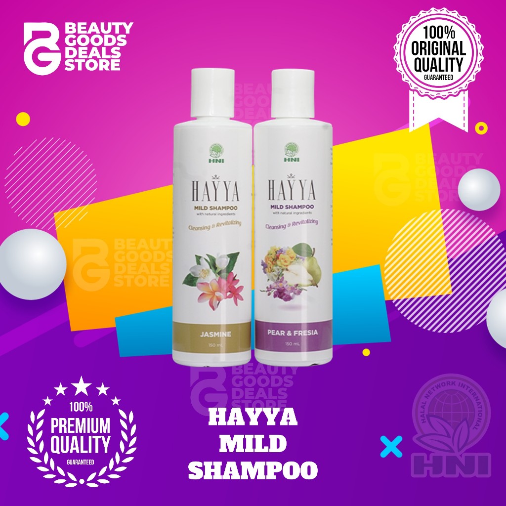 Sampo Rambut HNI HPAI - Hayya Mild Shampoo | Membersihkan kulit kepala dari debu dan kotoran | Mence