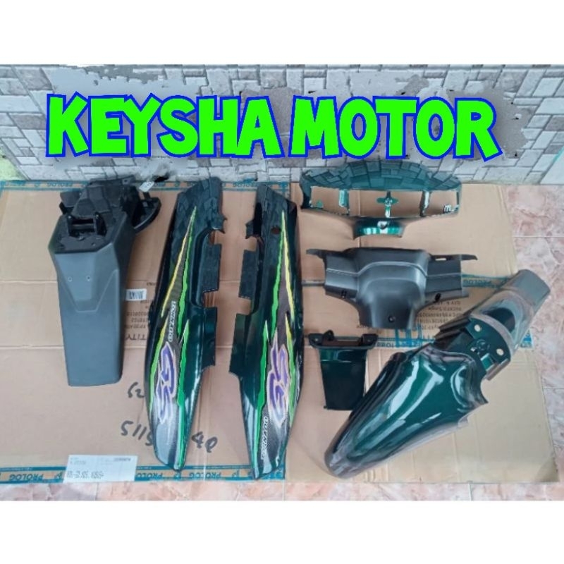COVER BODY HALUS KASAR SUZUKI TORNADO GS TORNADO HIJAU