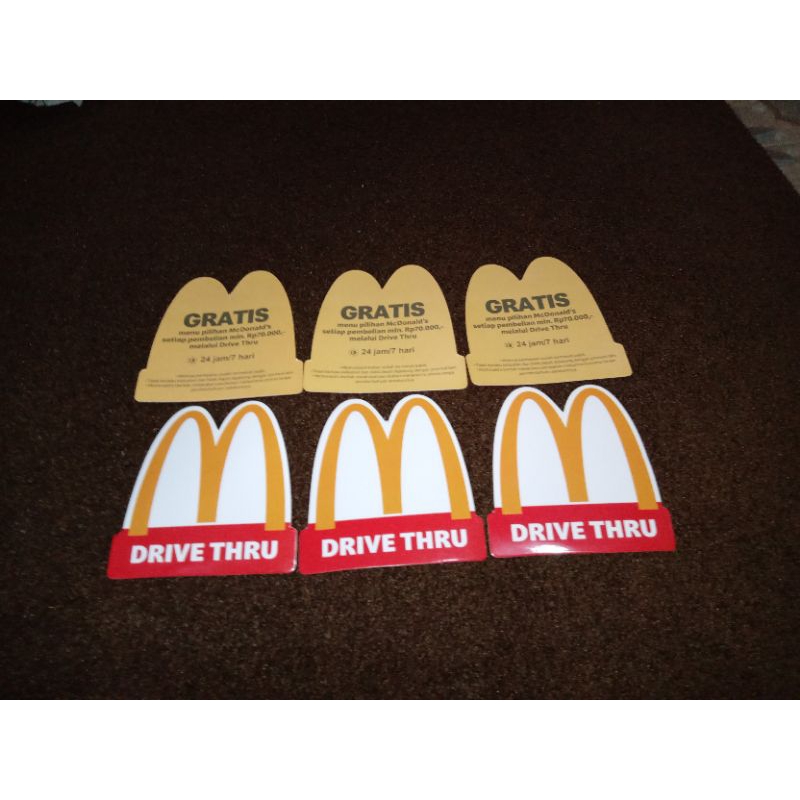 

Sticker Drive Thru Mcd Original Mcdonald's