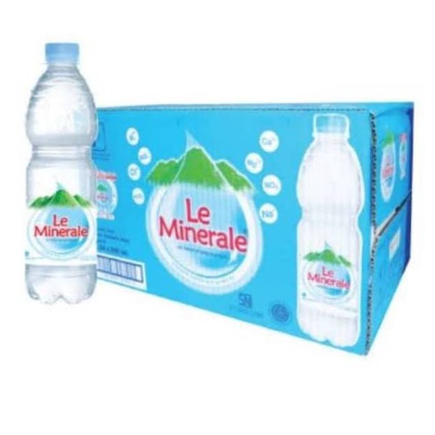 

[✃E15>] LE MINERALE 600 ML 1 KARTON ISI 24 / AIR MINUM KEMASAN MURAH / LEMINERALE 600 ML Must Buy