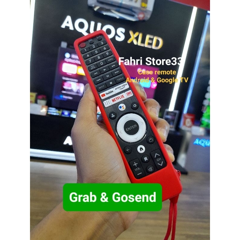 Case Remote Tv Sharp Android &amp; Google TV Melengkung