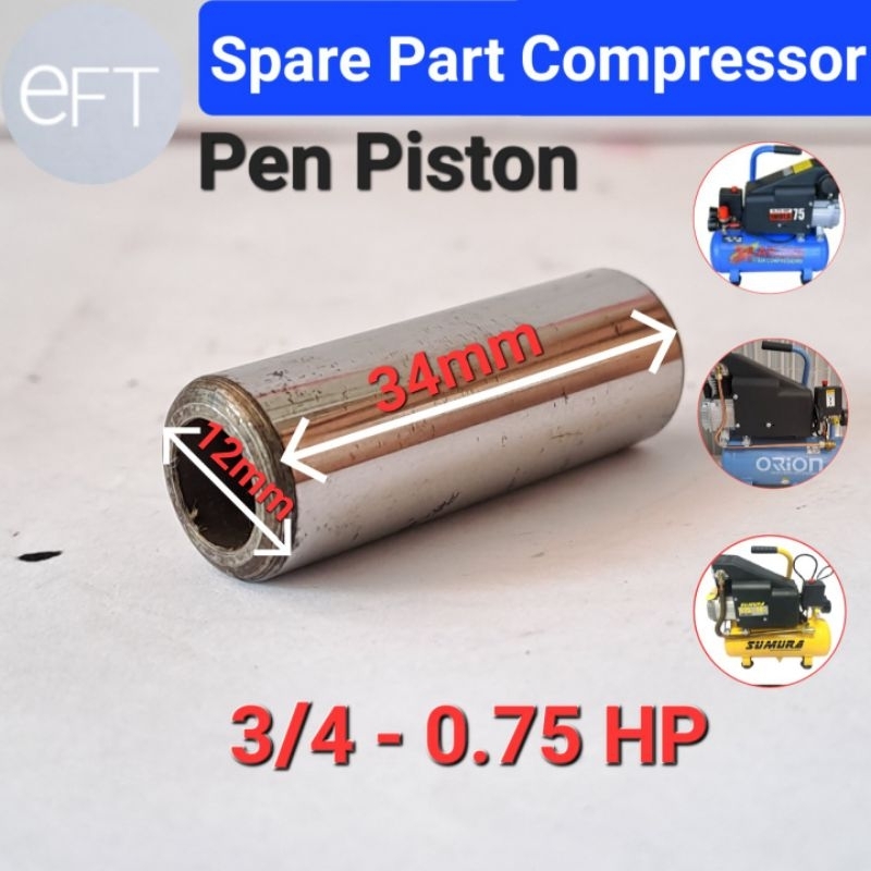 Pen Piston Compressor 3/4 HP Lakoni