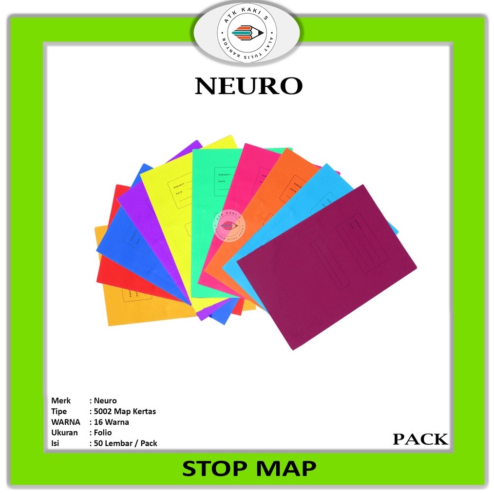 

FLASH SALE NEURO - Stopmap 5002 16 Warna Dijual - Pack 