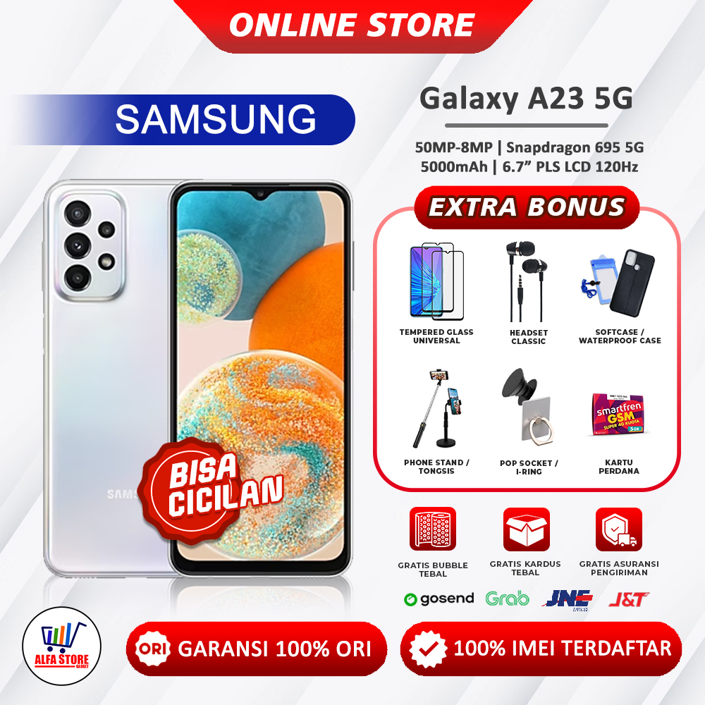 Samsung A23 5G NFC Ram 8/128 -Ram 6/128 samsung galaxy a21s 3/32gb Garansi Resmi