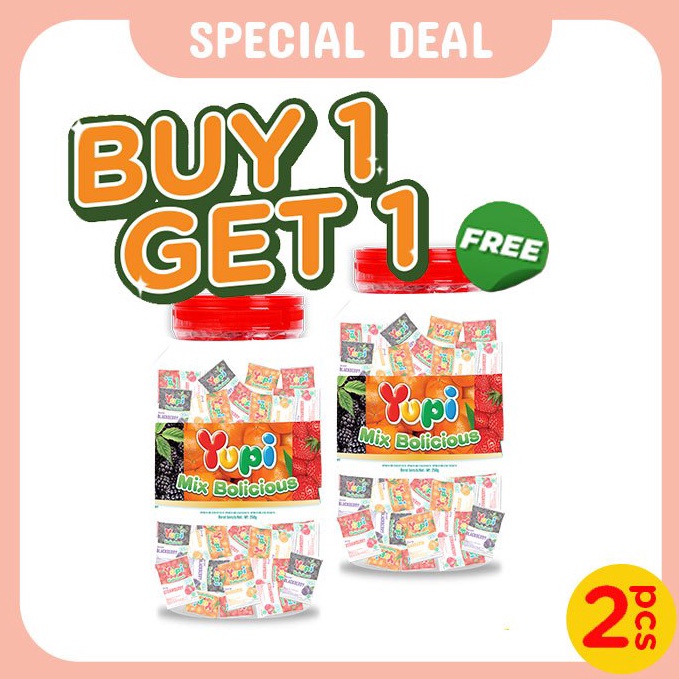 

[♧P35➢] Yupi Bolicious Mix Jar 250gr [34]