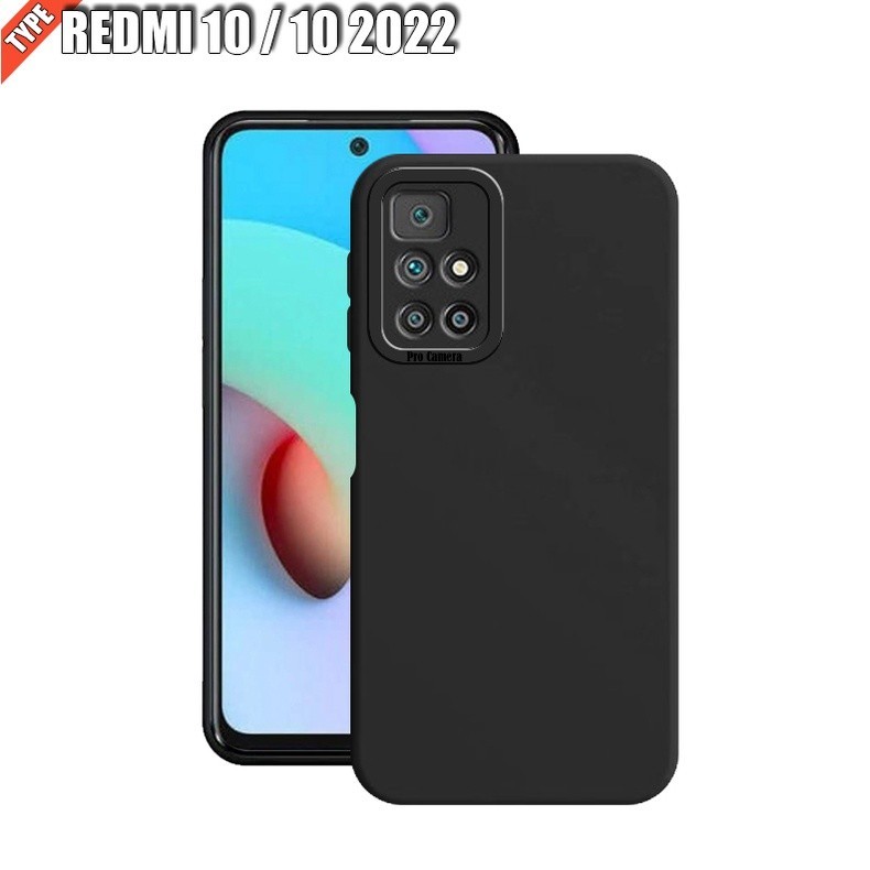 Casing Redmi 10 / 10 2022 Case Silicone Liquid Pro Camera Softcase