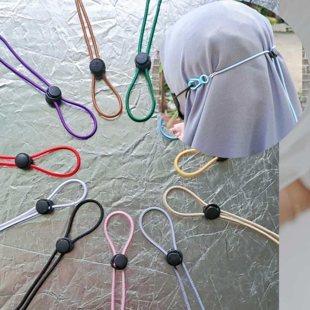 strap masker  2in1 pengait plastik kalung masker tali masker