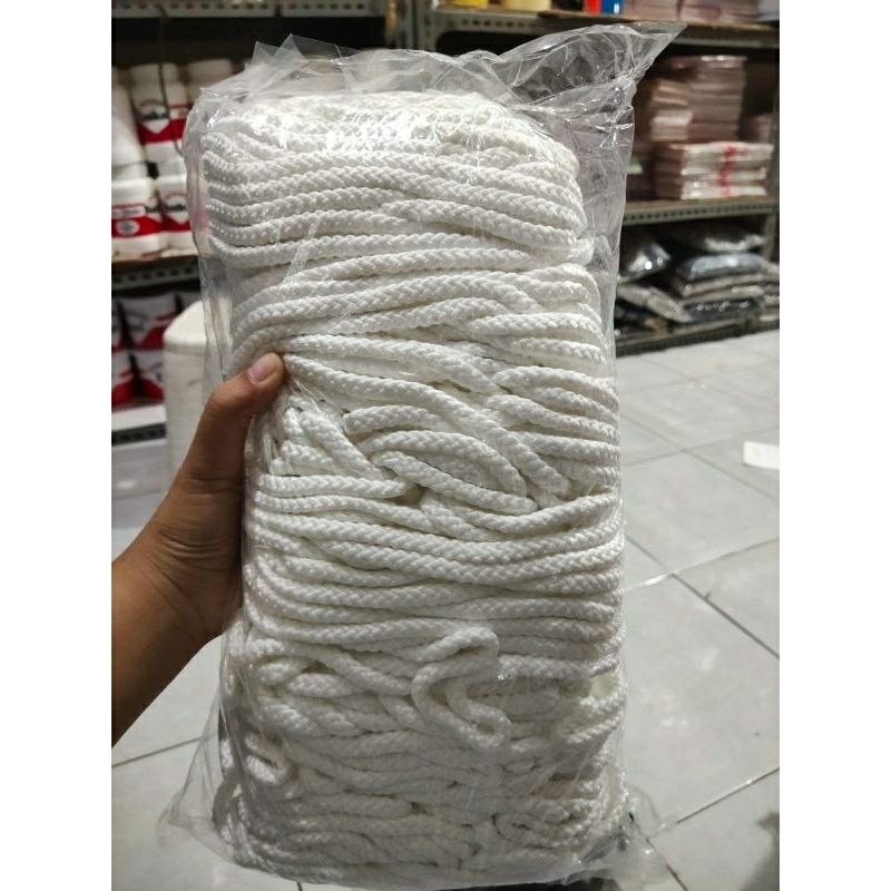 

Tali Kepang packing 1 kg (Hitam/Putih) ukuran standard