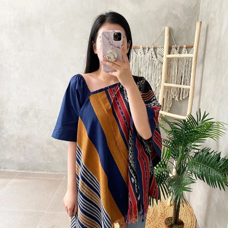 Blouse Tenun NTT TORAJA Atasan Tenun