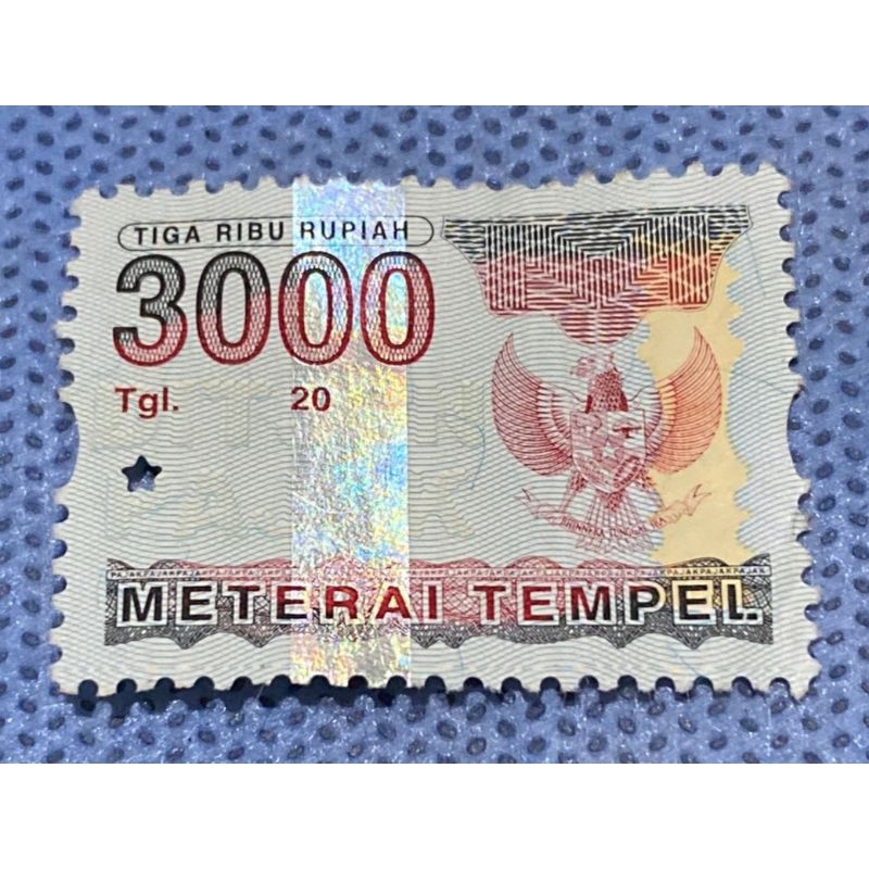 

Materai 3000 Rupiah Tahun 2006-2009
