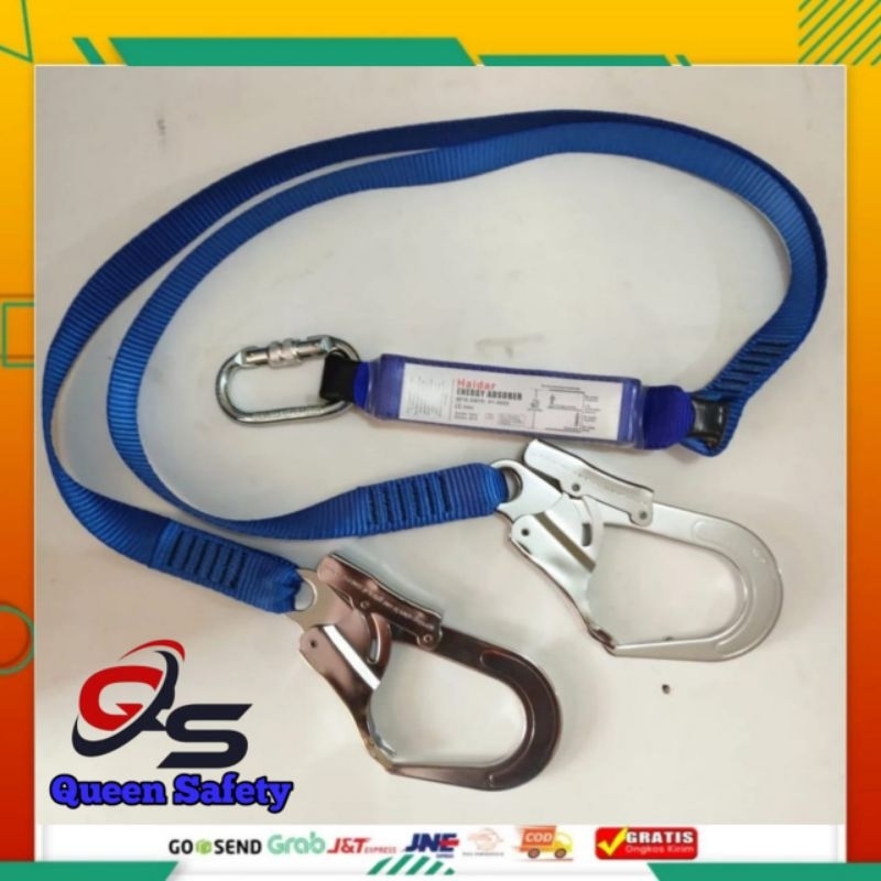 JUAL LANYARD WIBING DOUBLE HOOK + ABSORBEN HAIDAR / HAIDAR ENERGY ABSOOBER / JUAL LANYARD WIBBING